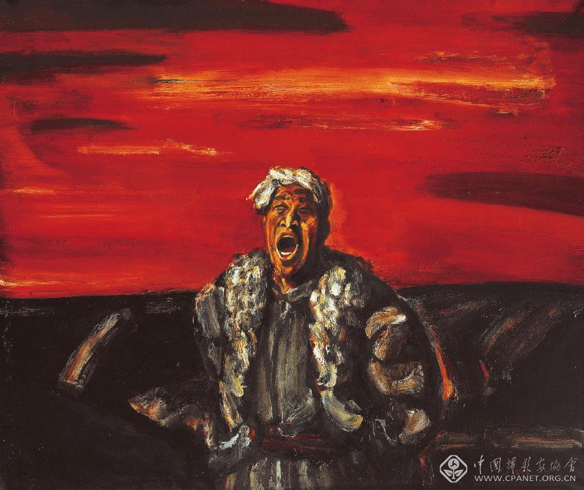 东方红 布面油画 1991 段正渠